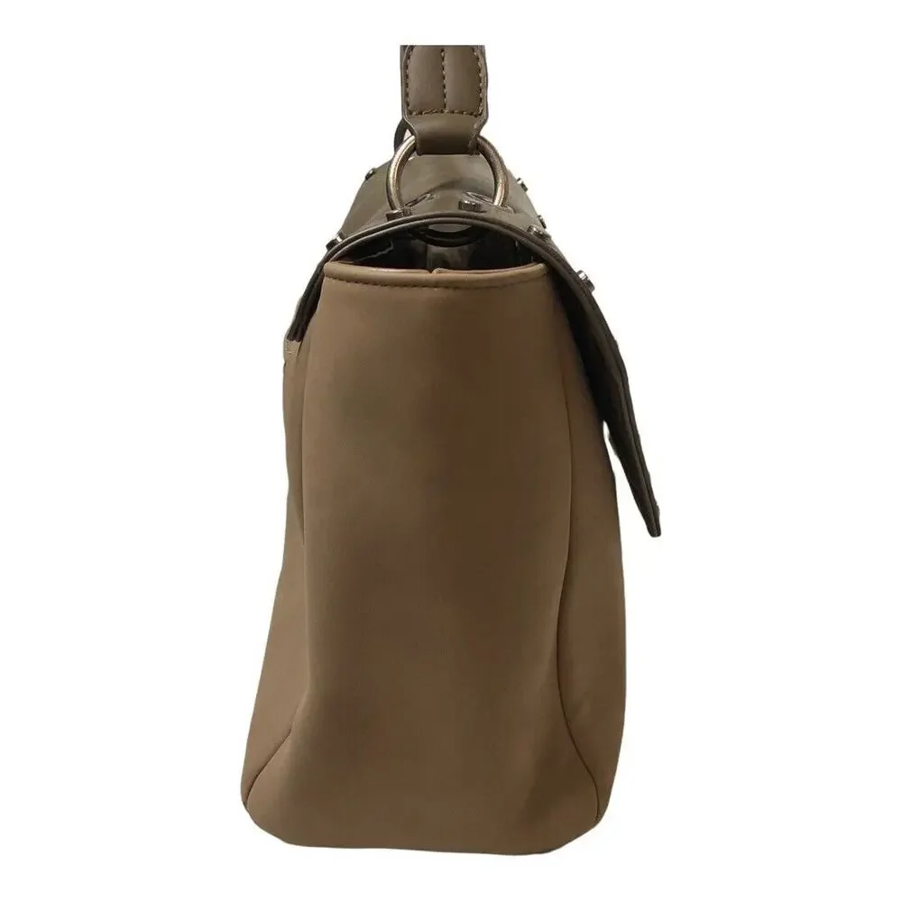 Universal Threads Brown Top Handle Handbag 12x9 Faux Leather Satchel‎